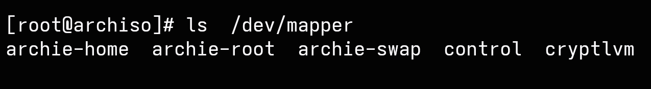dev mapper